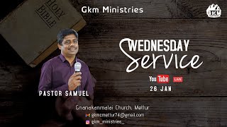 🔴 LIVE  WEEKLY SERVICE  GKM Ministries  PsMSamuel  26012022 [upl. by Eleinad]