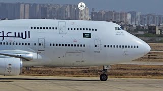 Up Close B747 B777s A320s at Karachi Airport [upl. by Fromma]