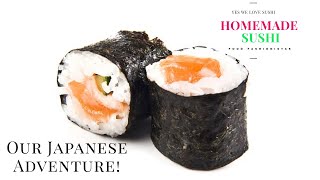 Homemade Sushi using the Yutaka Sushi Kit  Our Japanese Adventure [upl. by Deidre]