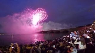 Scarlet Sails 2015 SaintPetersburg fireworks GoPro Hero4  Алые Паруса 2015 салют [upl. by Sass283]