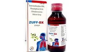 ZUFF DX SYRUP Dextromethorphan HBR Phenylephrine Hcl amp Chlorpheniramine Maleate Syrup [upl. by Aig555]