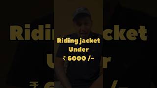 Level 2 Riding Jacket under 6000 in India ridinggears ridingjackets automobile auto motorcycle [upl. by Yerrot525]