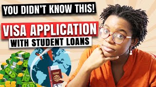 Student VISA application with student loans  CANADA  US study visa [upl. by Theresina]