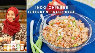 Indo Chinese Chicken Fried Rice  Indian Cooking Recipes  Cook with Anisa  Recipes [upl. by Erimahs]