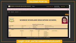 Examination  Taleemi Portal  School Software [upl. by Atirehc255]