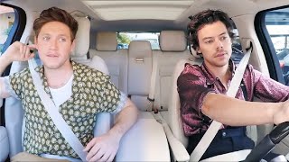 Harry Styles amp Niall Horan REUNITE on a CAR DATE on The Late Late Show [upl. by Pisarik985]