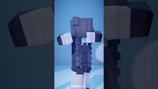 Wednesday Addams Dance Minecraft Animation shorts [upl. by Ahter]