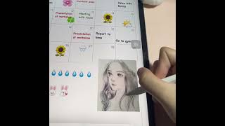 Create Monthly Planner with Journal Planner App digitalplanner planner productivity study [upl. by Schuster305]