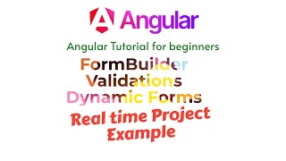 Angular Form Building Basics How To Use FormGroup FormBuilder [upl. by Heathcote]