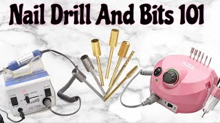 Nail Drills and Bits 101  All About Nail Drills  Natalie Carmona [upl. by Tara]