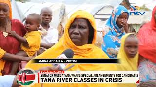 Displaced children unable to attend school amid ethnic clashes in Tana River [upl. by Thorfinn]