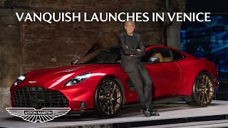 Aston Martin Vanquish launched at stunning world premiere in Venice [upl. by Jorie591]