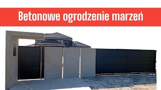 Betonowe ogrodzenie [upl. by Kcinemod]