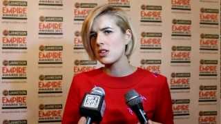 Jameson Empire Awards 2012  Agyness Deyn Interview [upl. by Ori82]