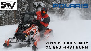 2019 Polaris Indy XC 850 First Burn [upl. by Karlis]