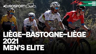 Liège–Bastogne–Liège 2021  Elite Men’s  Highlights  Cycling  Eurosport [upl. by Odnomyar]