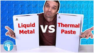 PS5 Liquid Metal vs Thermal Paste  It OVERHEATED [upl. by Hamilton549]