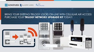 Installation of Alarm Lock Networx Upgrade Kit on Existing Trilogy Lock [upl. by Lichtenfeld]