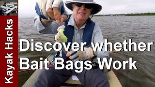 Inshore DIY Fishing Bait Bag Tested using Bait Shrimp [upl. by Haem]