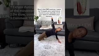 This exercise will help you target your natural waist trainer muscle amp tighten your waist ❤️ [upl. by Aciraj715]