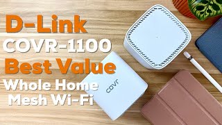 DLink COVR1100 Whole Home Mesh WiFi System Review  Unboxing [upl. by Stucker]