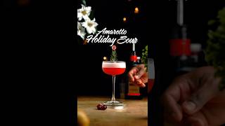 How to make an Amaretto Holiday Sour Cocktail [upl. by Eveline]