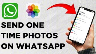 How to send one Time Photos on WhatsApp [upl. by Poppy]