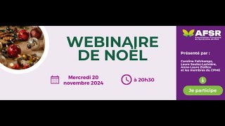 Webinaire de Noël 2024 [upl. by Clarissa543]