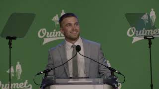 2024 Ouimet Fund Banquet Student Speaker Nate Ingram [upl. by Eilyk422]