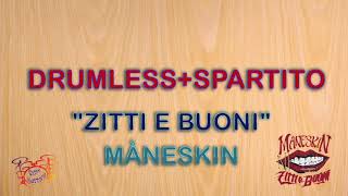 Drumless Karaoke quotZitti e Buoniquot Måneskin [upl. by Michaud389]