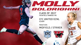 Molly Boldrighini  Class of 2027  CFC United ECNL G2009  ECNL Girls Soccer [upl. by Iolenta]