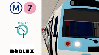 Arrivé d’un MF77 en Gare de Villejuif Louis Aragon  Métro Roblox  Métro 7 [upl. by Auguste]