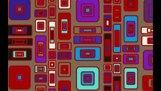 OpArt VJ Loop – Mesmerizing Colorful Patterns in Motion 2 [upl. by Ehcadroj]