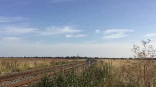 Rowston North Level Crossing Lincs Tuesday 16082016 [upl. by Ylam]