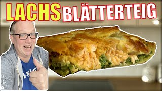 So einfach geht dieses geniales Lachs im Blätterteig Rezept [upl. by Alansen441]