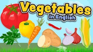 Vegetables in English [upl. by Idona]