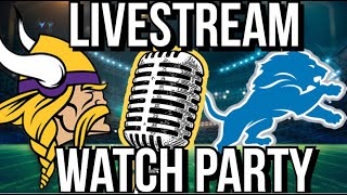 Vikings VS Lions Watch Party [upl. by Enneyehc]