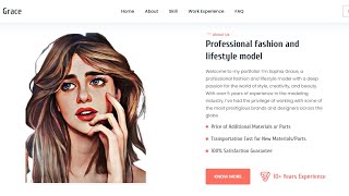 Build a Stunning Portfolio Website using HTML CSS amp JavaScript  Full Tutorial for Beginners [upl. by Ragen]