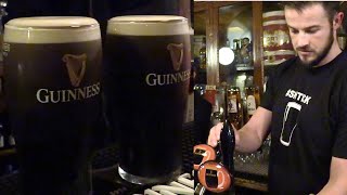 How to Pour the Perfect Pint of Guinness [upl. by Romola]