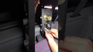 Unlocking a door knob without a key [upl. by Nealon223]