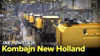 Jak powstaje kombajn New Holland  Fabryki w Polsce [upl. by Llehctim]