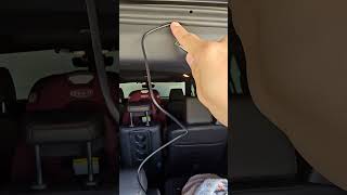 How to install dash cam on rear window and hide the wire [upl. by Leirbma891]