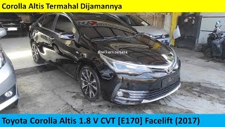 Toyota Corolla Altis 18 V AT E170 Facelift 2017 review  Indonesia [upl. by Kattie822]