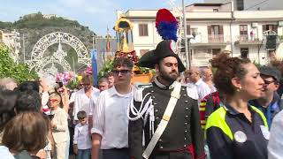 Capo dOrlando record di visitatori per la festa in onore di Maria Santissima [upl. by Qirat248]