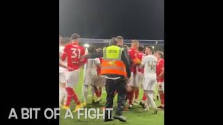 Leeds United vs Barnsley Carabao Cup fan cam highlights [upl. by Milly]