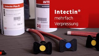 Mehrfache Verpressung von Betonfugen mit Intec® Premium Injektionsschlauch [upl. by Eyaf687]