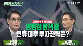 방향성 탐색 중…연휴 이후 투자전략은 허준영 허재환 투자전략  한국경제TV [upl. by Ronnoc]