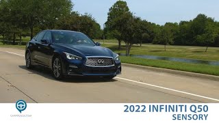 2022 INFINITI Q50 Sensory Test Drive and Review [upl. by Anewor]