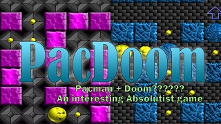 PacDoom by Absolutist Windows game 2001 [upl. by Ellainad741]