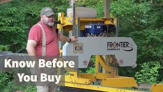 Watch This Before You Buy a Frontier Sawmill Lessons Learned [upl. by Leivad210]